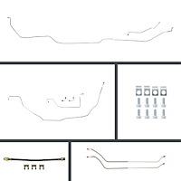 CSP69H2 Power Front Disc Brake Conversion Brake Line Kit for 1969-1970 Chevrolet Chevelle [Stainless]