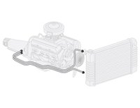 Steel Transmission Cooler Lines 1964-1965 Chevelle, El Camino & Malibu