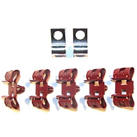 Fuel Line Clip Set 1967-68 Camaro, Firebird