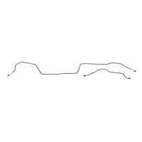 Rear Axle Brake Lines 1975-81 Chevy Camaro & Pontiac Firebird