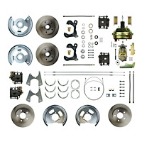 58 Full Size Chevy 4 Wheel Power Disc Conversion Booster Master Cylinder AND Rear Conversion Invoiced Below