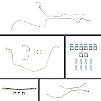 Stainless Steel Power Brake Line Kit 1969 Camaro (4-Wheel Disc Conversion)