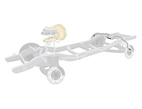 "64 - "66 Standard Duty, Rear Axle Lines, Stainless, 2 Pcs.