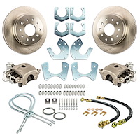 Ford 9" Rear Disc Brake Conversion Kit Non Cross-Drilled Rotors