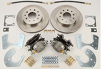 Ford 9" Rear Disc Brake Conversion Kit Non Cross-Drilled Rotors