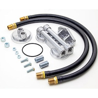 Dual Oil Filter Relocation Kit Ford V8, V6, L6