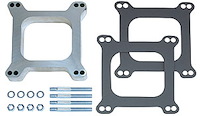 1" Holley/AFB 4-bbl Carburetor Spacer Open Plenum