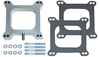 1" Holley/AFB 4-bbl Carburetor Spacer With PCV Open Plenum