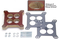 Swirl Torque Carburetor Spacer 1" Holley/AFB 4-bbl