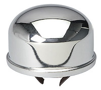 Chrome Valve Cover Breather/Oil Filler Cap Push-In