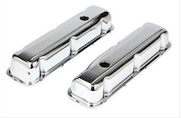 Chrome Plated Steel Valve Covers 1968-1981 Buick 350