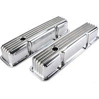 Cast Aluminum Valve Covers 1958-86 Small Block Chevy