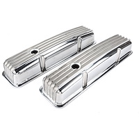 Cast Aluminum Valve Covers 1958-86 Small Block Chevy