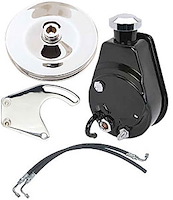Power Steering Kit Includes: Pulley, Pump, Mounting Bracket and Hose Kit