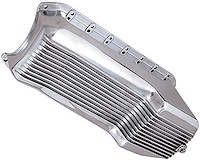 Cast Aluminum Finned Oil Pan 1955-79 Small Block Chevy 265-350