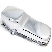 Chrome Oil Pan 1955-78 Small Block Chevy 283-400