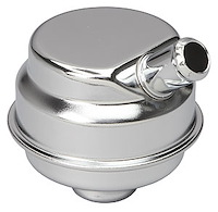 Chrome Valve Cover Breather Push-In