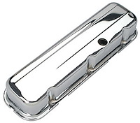 Chrome Plated Steel Valve Covers 1965-2000 Big Block Chevy 396-502 V8