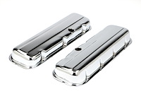 Chrome Plated Steel Valve Covers 1965-2000 Big Block Chevy 396-502 V8