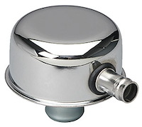 Chrome Valve Cover Breather Push-In