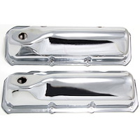 Chrome Plated Steel Valve Covers 1970-1982 Ford 351C, 351M, 400M, Boss 302 V8