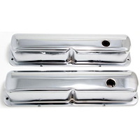 Chrome Plated Steel Valve Covers 1958-76 Ford 352, 390, 406, 427, 428 V8