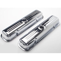 Chrome Plated Steel Valve Covers 1959-1979 Pontiac 326-455 V8
