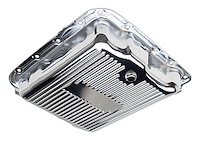 9740 O.E.M. Replacement Steel Transmission Pan GM 700R4, 4L60E {Chrome]