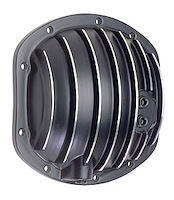 Black Powdercoated Aluminum Differential Cover Kit 1966-03 Dodge w/Dana 25-27-30 (10-Bolt) Front