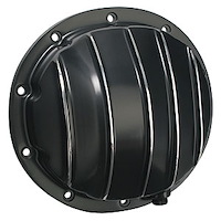 Black Powdercoated Aluminum Differential Cover Kit 1964-72 GM Intermediates (10-Bolt, Rear)
