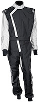 ZK-40 Youth Karting Race Suit X-Large - Black/Silver