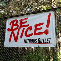 00-57033 Be Nice Banner, 60 in. x 36 in.