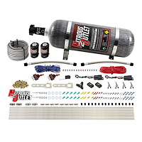 00-10360-SBT-DS-12 Dry 4-Cyl Dual-Stage Direct Port System, Two .122 Nitrous Solenoids