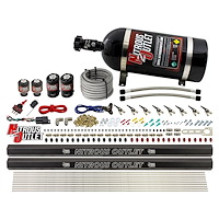 00-10474-ALC-L-R-10 8-Cyl Direct Port System, Two .112 Nitrous Solenoids/Two .177 Fuel Solenoids/Two Dual Passage Injection Rail
