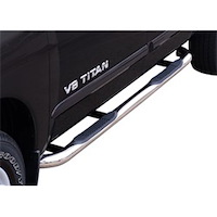 3 in. Round Side Bar Polished Stainless Steel