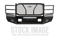 HD Front Bumper Black for 2015-2016 GMC Sierra 2500 HD