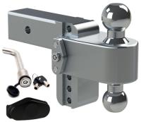 Turnover Ball 4" Drop Hitch with 2.5" Shank Keyed Alike