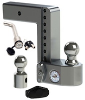 8" Drop Hitch with 2.5" Shank Keyed Alike