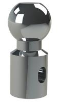 2-5/16" Stainless Steel Trailer Hitch Ball For 3" Shank