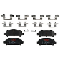 TXC0770 Ultra-Series Disc Brake Pad Set for Select Subaru Models, Position: Rear