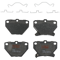 TXC0823 Ultra-Series Disc Brake Pad Set for 2005 Toyota Corolla, Position: Rear