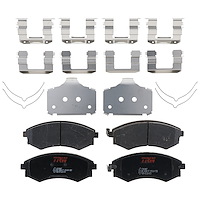 TXC0887 Ultra-Series Disc Brake Pad Set for Select Hyundai/Kia Models, Position: Front