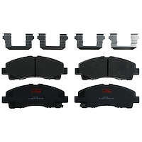 TXC1102 Ultra-Series Disc Brake Pad Set for Acura TL 2014-2009, Honda Ridgeline 2011-2006, Position: Front