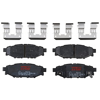 TXC1114 Ultra-Series Disc Brake Pad Set for Select Subaru Models, Position: Rear