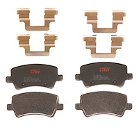 TXC1307 Ultra-Series Disc Brake Pad Set for Select Volvo Models, Position: Rear