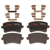 TXC1386 Ultra-Series Disc Brake Pad Set for 2016-2009 Audi A4, Position: Rear