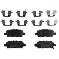 TXC1393 Ultra-Series Disc Brake Pad Set for Select Infiniti/Nissan Models, Position: Rear