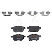 TXC1423 Ultra-Series Disc Brake Pad Set for Pontiac Vibe 09, Scion XB 10-08, Toyota Corolla/Matrix 10-09, Position: Rear