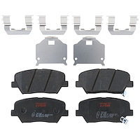 TXC1432 Ultra-Series Disc Brake Pad Set for Hyundai Azera 2015-2012, Santa Fe 2014-2010, Kia Sorento 2014-2011, Position: Front