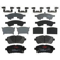 TXC1454 Ultra-Series Disc Brake Pad Set for Ford Fiesta 2016-2011, Position: Front